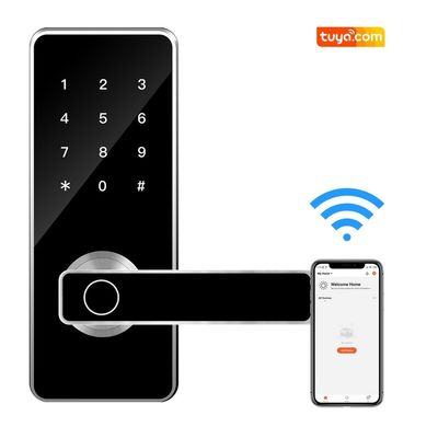 High Security Tuya WIFI Fingerprint Door Lock Safe Electronic Intelligent Smart Lock F10F