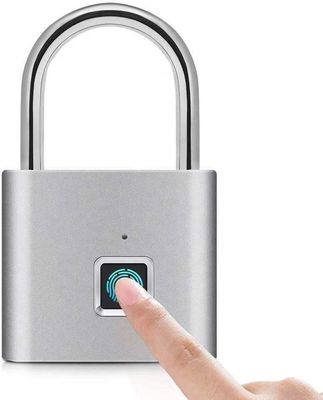Shopify Anti Fingerprint Lock IP65 Theft Security Padlock Zinc Alloy Keyless Waterproof Door Padlocks Anti Bike Smart Lock