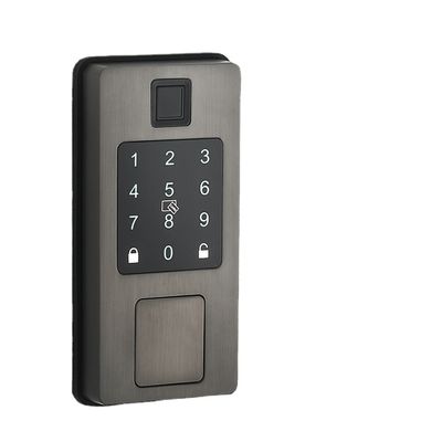 Factory direct supply A21 wireless smart door lock fingerprint matte black smart door lock