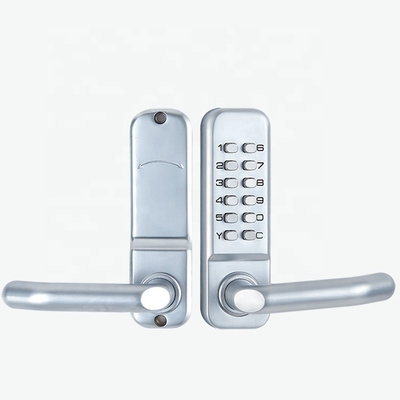 Security code keyless mechanical digital door lock second generation long exterior handle