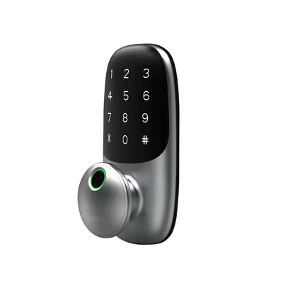 People Counting Electronic Security Security Password Wifi Door Locks Tuya Smart Central Wooden App