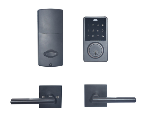 Smart Digital Apartment Lock Password Electronic Deadbolt With Combo Lever Lockset