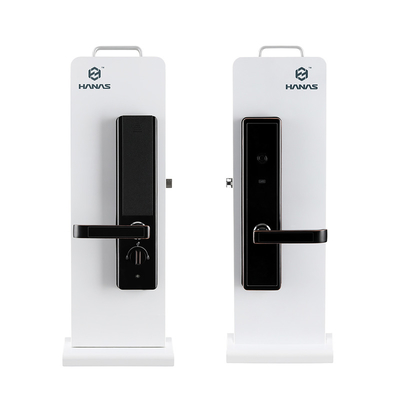 Modern electronic key password digital fingerprint code card wifi metal smart door lock