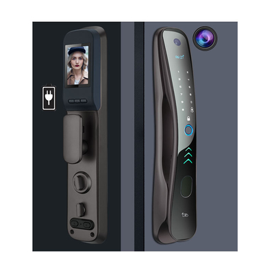 New Design Aluminum Alloy Factory Direct Selling Fingerprint Smart Camera Lock Manufacturer Smart Lock