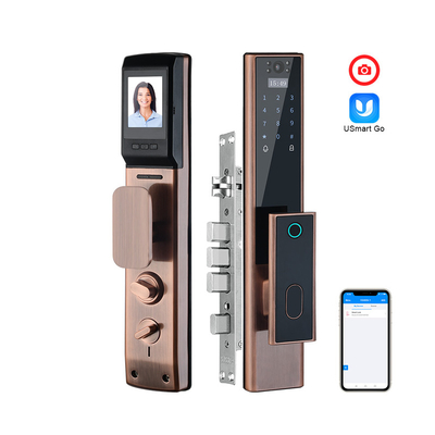 Aluminum Alloy USmart GO App Wifi Security Electronic Smart Biometric Fingerprint Smart Lock With Camera