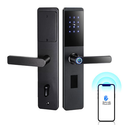 Card: 200 groups Password: 150 groups Fingerprint: 100 groups 6068 mortise SUS304 biometric ttlock fingerprint lock app smart door lock